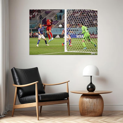 Alvaro Morata Goal Spain National Team World Cup Poster Wall Art Print Home Wall Decor - xonomax