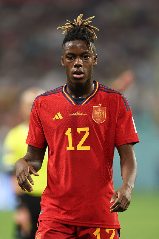 Nico Williams Spain National Team World Cup Poster Wall Art Print Home Wall Decor - xonomax