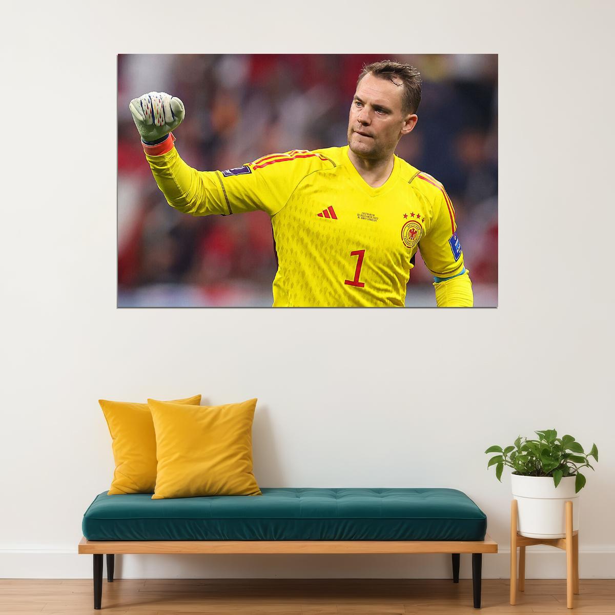 Manuel Neuer Germany National Team World Cup Poster Wall Art Print Home Wall Decor - xonomax