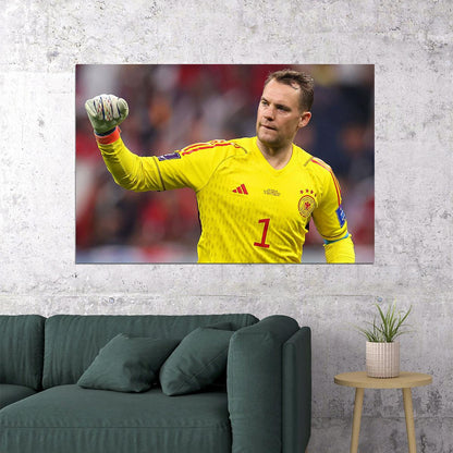 Manuel Neuer Germany National Team World Cup Poster Wall Art Print Home Wall Decor - xonomax