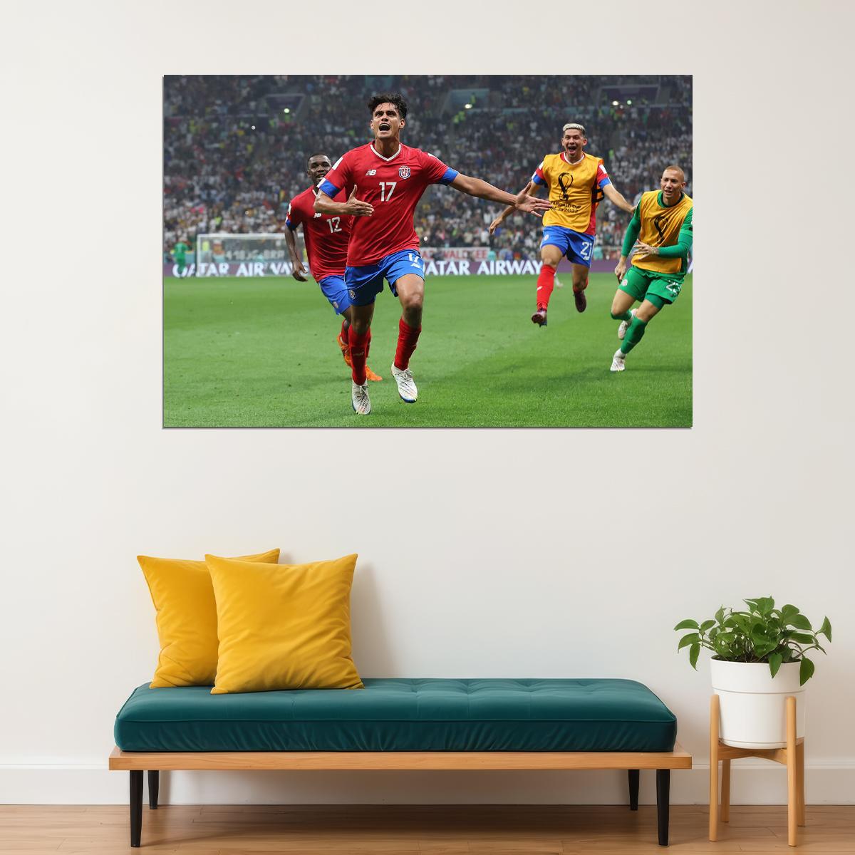 Yeltsin Tejeda Costa Rica National Team World Cup Poster Wall Art Print Home Wall Decor - xonomax