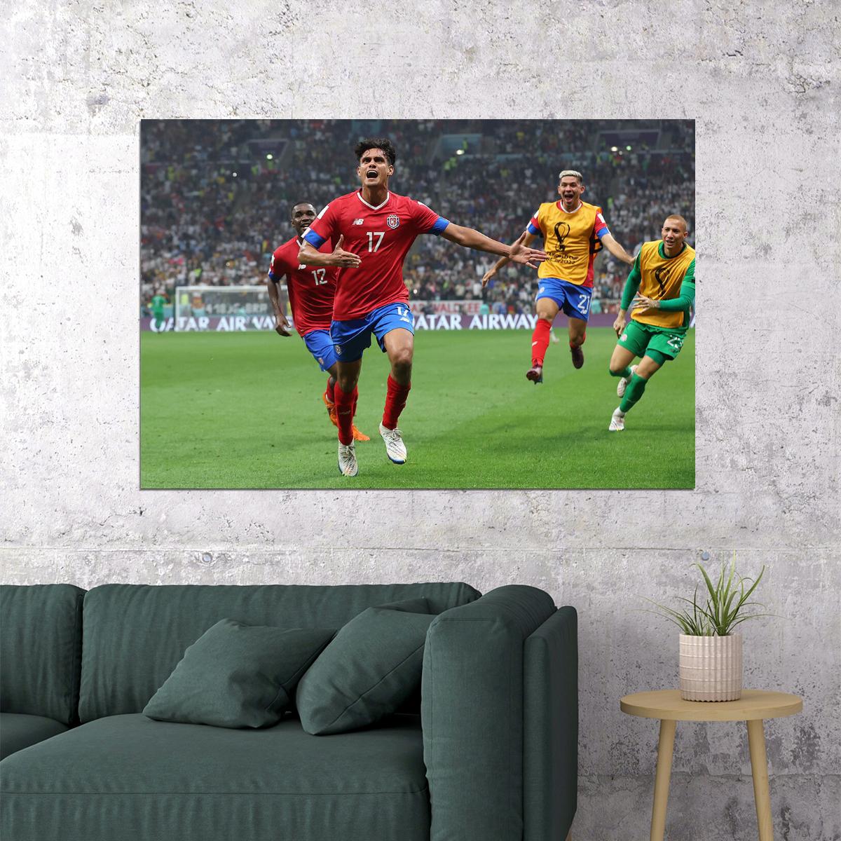 Yeltsin Tejeda Costa Rica National Team World Cup Poster Wall Art Print Home Wall Decor - xonomax