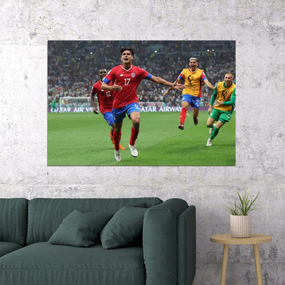 Yeltsin Tejeda Costa Rica National Team World Cup Poster Wall Art Print Home Wall Decor - xonomax