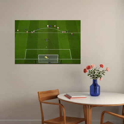 Lionel Penalty Wojciech Szczesny Argentina Vs Poland Poster Wall Art Print Home Wall Decor - xonomax