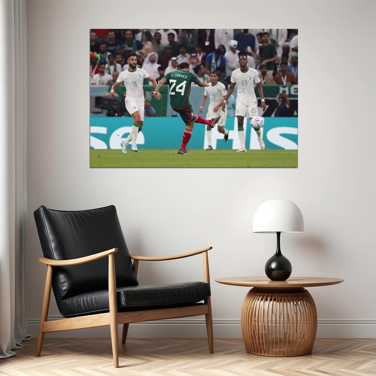 Luis Chavez Goal Mexico National Team World Cup Poster Wall Art Print Home Wall Decor - xonomax