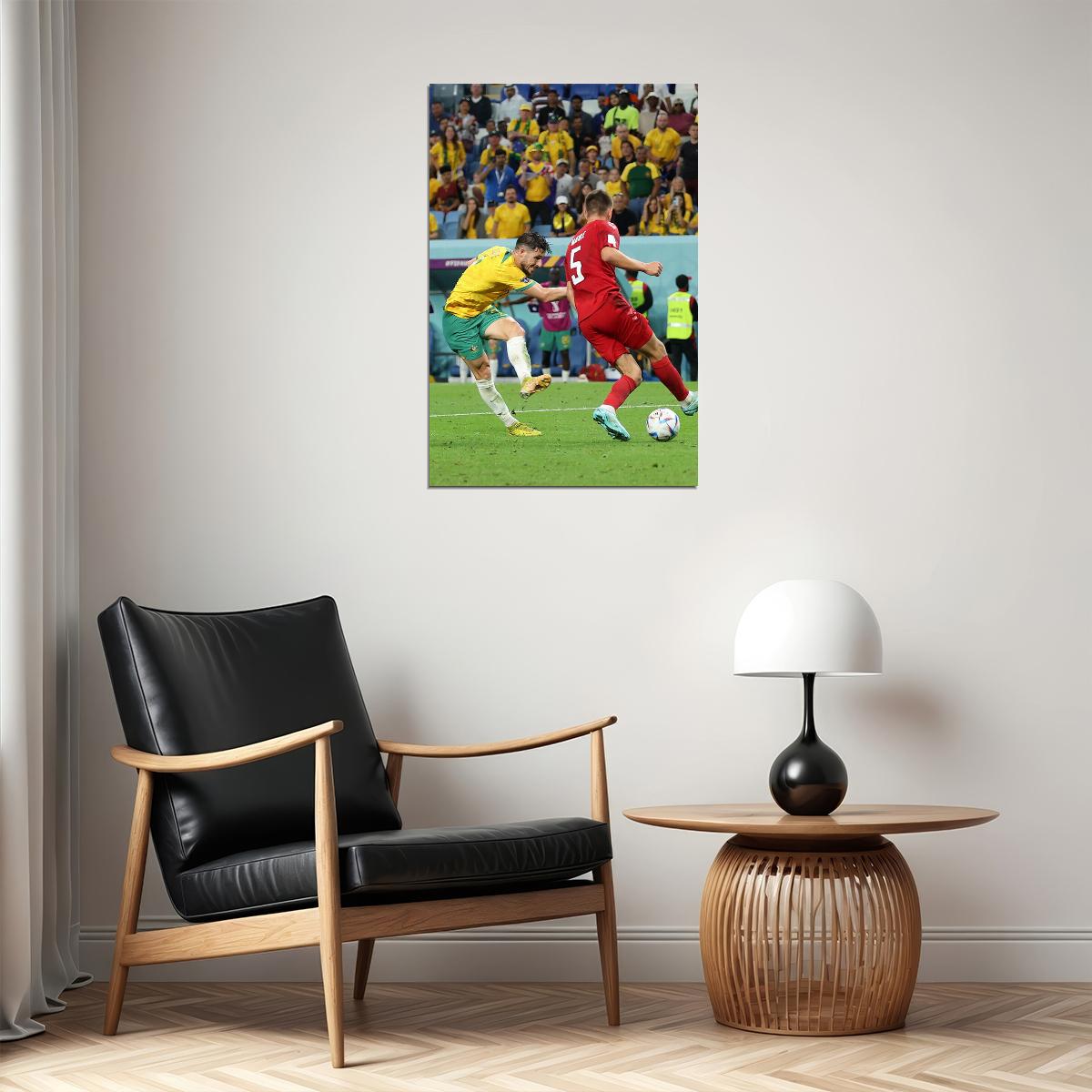 Mathew Leckie Goal Australia World Cup Poster Wall Art Print Home Wall Decor - xonomax