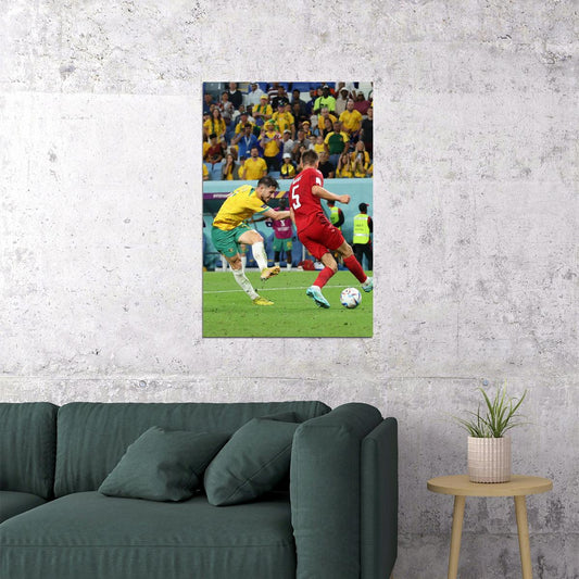 Mathew Leckie Goal Australia World Cup Poster Wall Art Print Home Wall Decor - xonomax