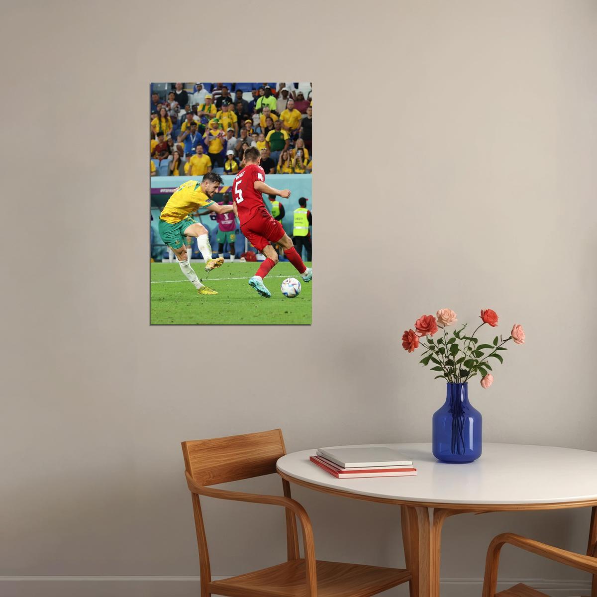 Mathew Leckie Goal Australia World Cup Poster Wall Art Print Home Wall Decor - xonomax