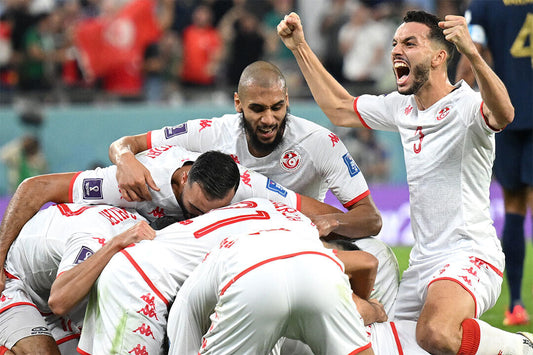 Tunisia National Football Team Goal Celebration Poster Wall Art Print Home Wall Decor