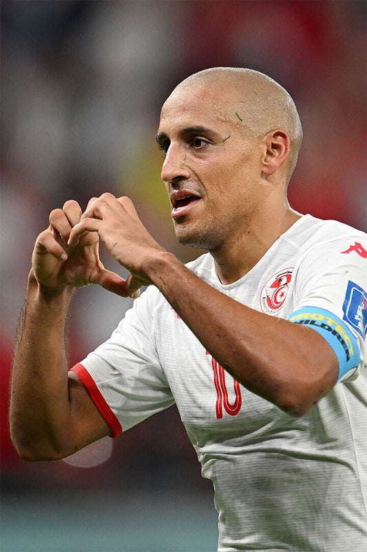 Wahbi Khazri Goal Celebration Tunisia World Cup Poster Wall Art Print Home Wall Decor - xonomax