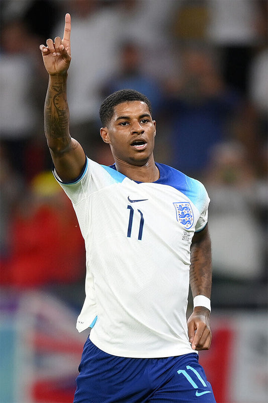 Marcus Rashford Goal Celebration England World Cup Poster Wall Art Print Home Wall Decor - xonomax