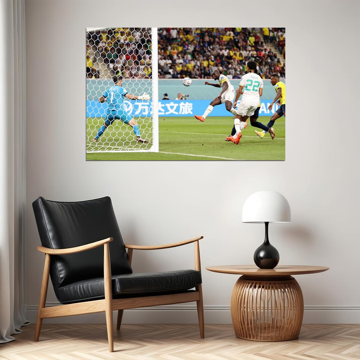 Kalidou Koulibaly Fans Senegal World Cup Poster Wall Art Print Home Wall Decor - xonomax