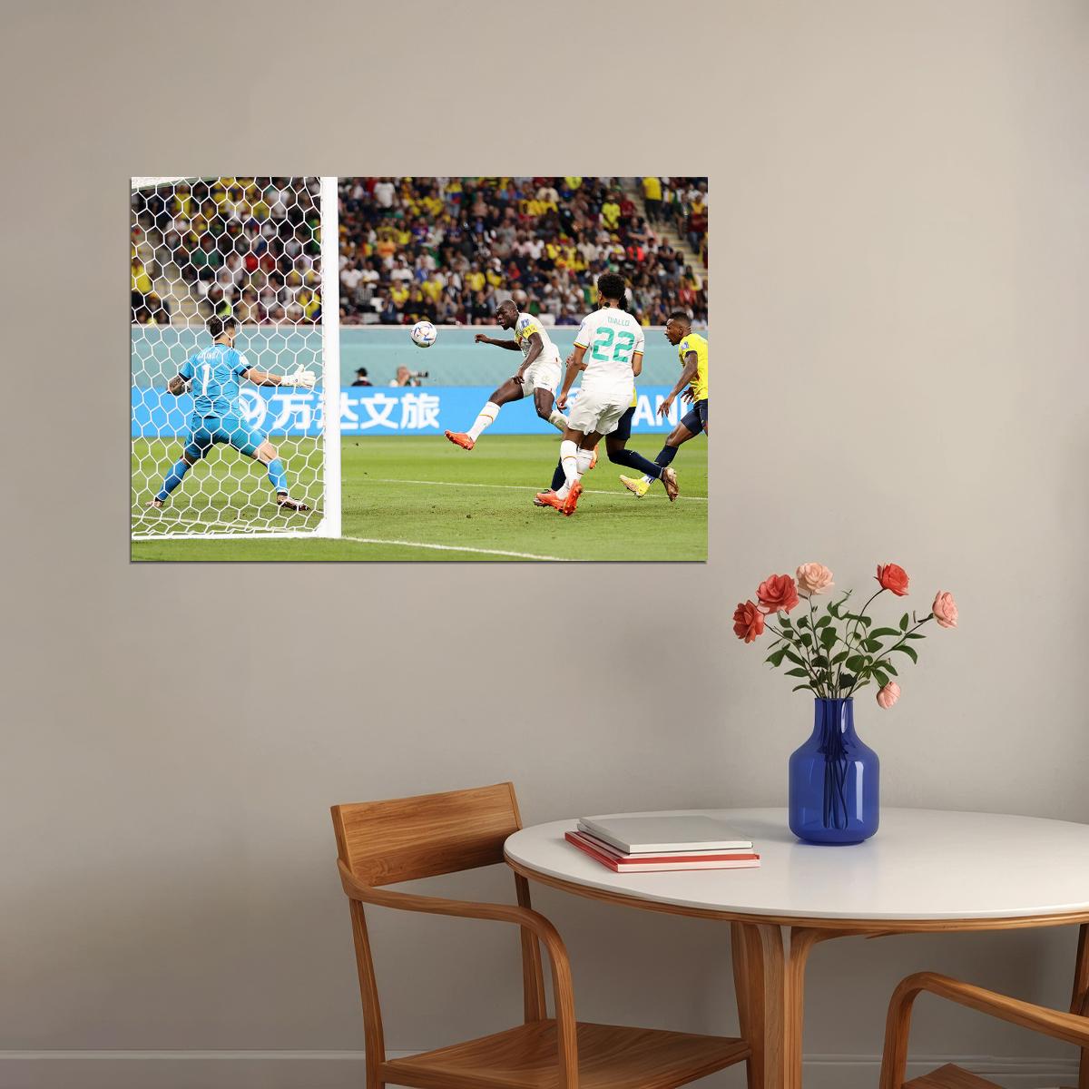 Kalidou Koulibaly Fans Senegal World Cup Poster Wall Art Print Home Wall Decor - xonomax