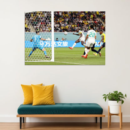 Kalidou Koulibaly Fans Senegal World Cup Poster Wall Art Print Home Wall Decor - xonomax