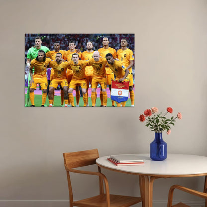 Netherlands National Football Team World Cup Poster Wall Art Print Home Wall Decor - xonomax