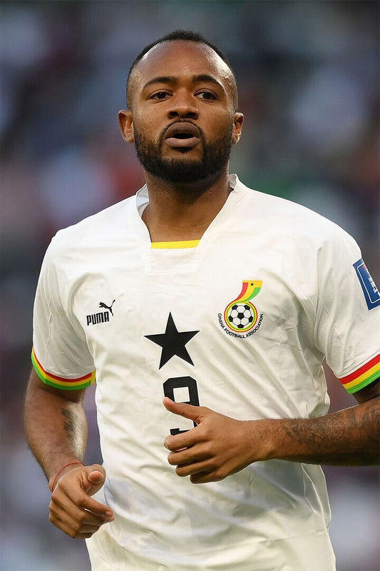 Jordan Ayew Ghana National Team World Cup Poster Wall Art Print Home Wall Decor