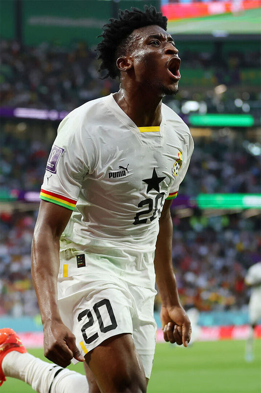 Mohammed Kudus Fans Goal Celebraion Ghana World Cup Poster Wall Art Print Home Wall Decor - xonomax
