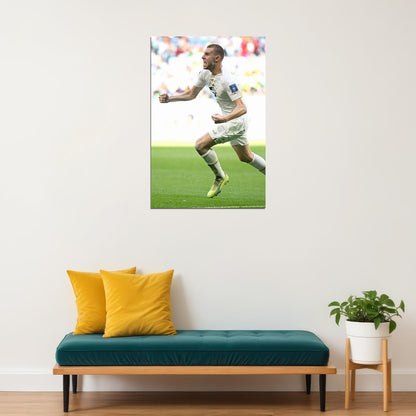 Strahinja Pavlovic Goal Celebration Serbia World Cup Poster Wall Art Print Home Wall Decor - xonomax