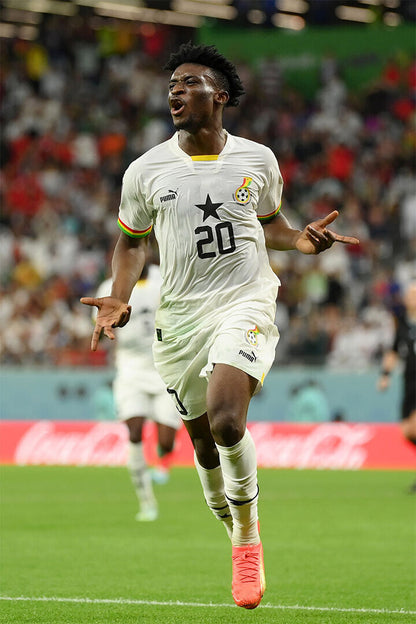 Mohammed Kudus Goal Celebraion Ghana World Cup Poster Wall Art Print Home Wall Decor - xonomax