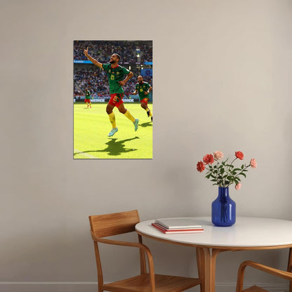 Jean Charles Castelletto Cameroon World Cup Poster Wall Art Print Home Wall Decor