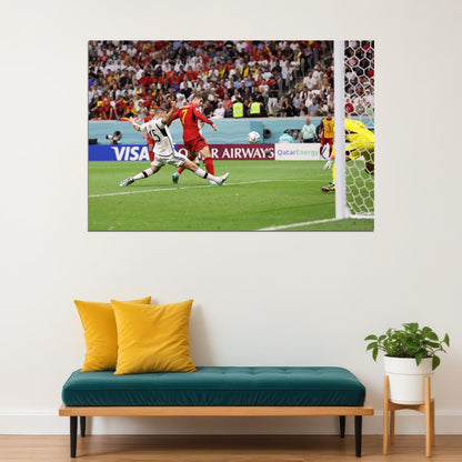 Alvaro Morata Spain National Team World Cup Poster Wall Art Print Home Wall Decor - xonomax
