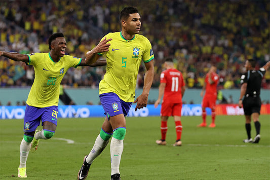 Casemiro Goal Celebration Brazil World Cup Poster Wall Art Print Home Wall Decor - xonomax