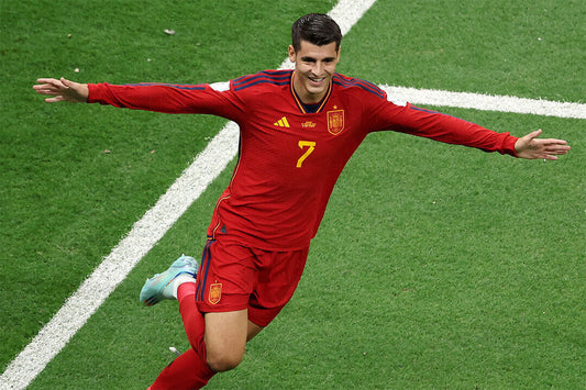 Alvaro Morata Goal Celebration Spain Fans World Cup Poster Wall Art Print Home Wall Decor - xonomax