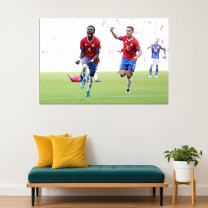Keysher Fuller Goal Celebration Costa Rica Fans Poster Wall Art Print Home Wall Decor - xonomax