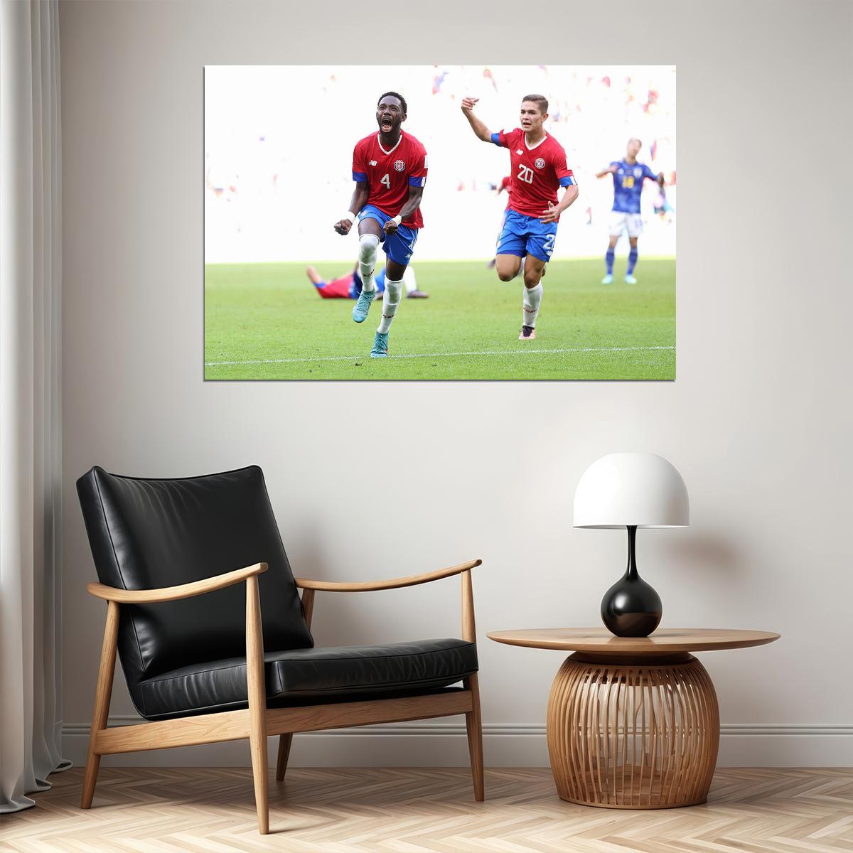Keysher Fuller Goal Celebration Costa Rica Fans Poster Wall Art Print Home Wall Decor - xonomax
