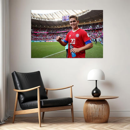 Brandon Aguilera Costa Rica National World Cup Poster Wall Art Print Home Wall Decor - xonomax