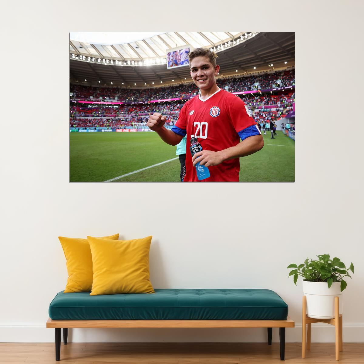 Brandon Aguilera Costa Rica National World Cup Poster Wall Art Print Home Wall Decor - xonomax