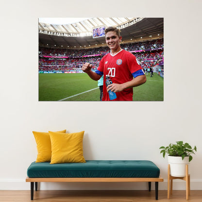 Brandon Aguilera Costa Rica National World Cup Poster Wall Art Print Home Wall Decor - xonomax
