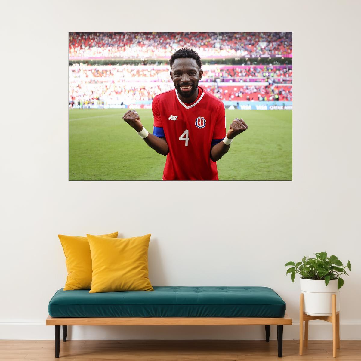 Keysher Fuller Goal Celebration Costa Rica World Cup Poster Wall Art Print Home Wall Decor - xonomax
