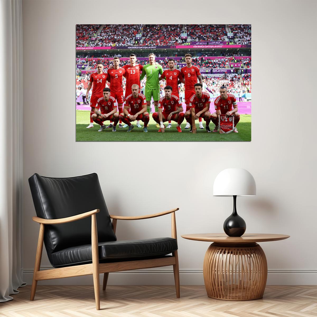 Wales National Football Team World Cup Poster Wall Art Print Home Wall Decor - xonomax