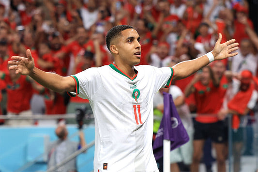 Abdelhamid Sabiri Morocco National Team World Cup Poster Wall Art Print Home Wall Decor - xonomax