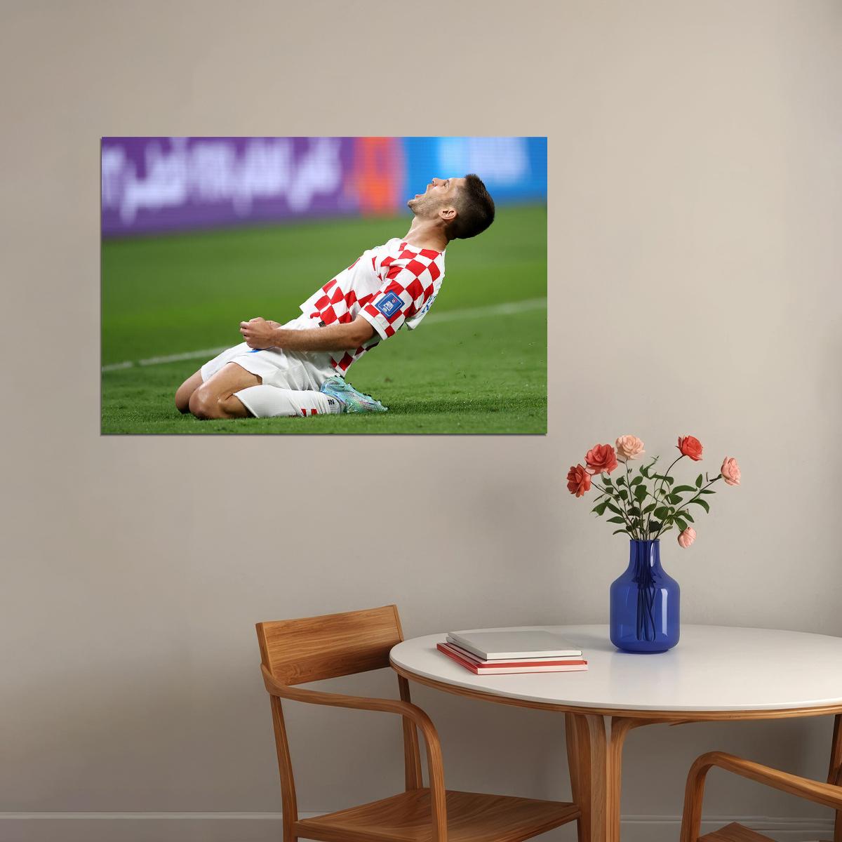 Andrej Kramaric Croatia National Team World Cup Fans Poster Wall Art Print Home Wall Decor - xonomax