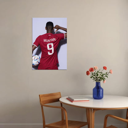 Mohammed Muntari Qatar National Team World Cup Poster Wall Art Print Home Wall Decor - xonomax