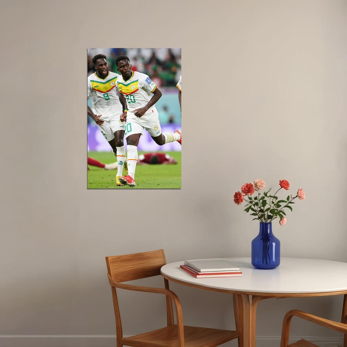 Bamba Dieng Senegal National Team World Cup Poster Wall Art Print Home Wall Decor - xonomax