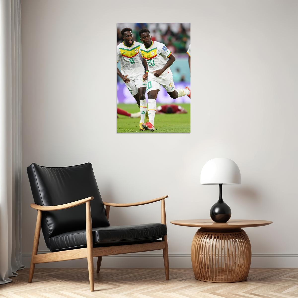 Bamba Dieng Senegal National Team World Cup Poster Wall Art Print Home Wall Decor - xonomax
