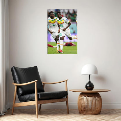 Bamba Dieng Senegal National Team World Cup Poster Wall Art Print Home Wall Decor - xonomax