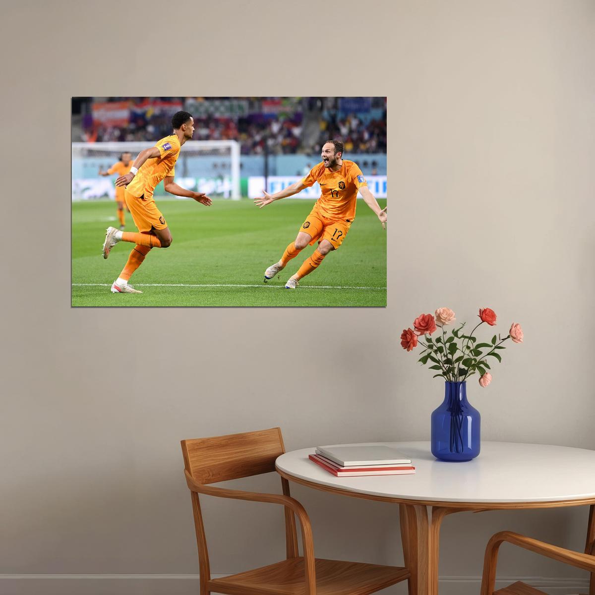 Cody Gakpo Netherlands National Team World Cup Poster Wall Art Print Home Wall Decor - xonomax