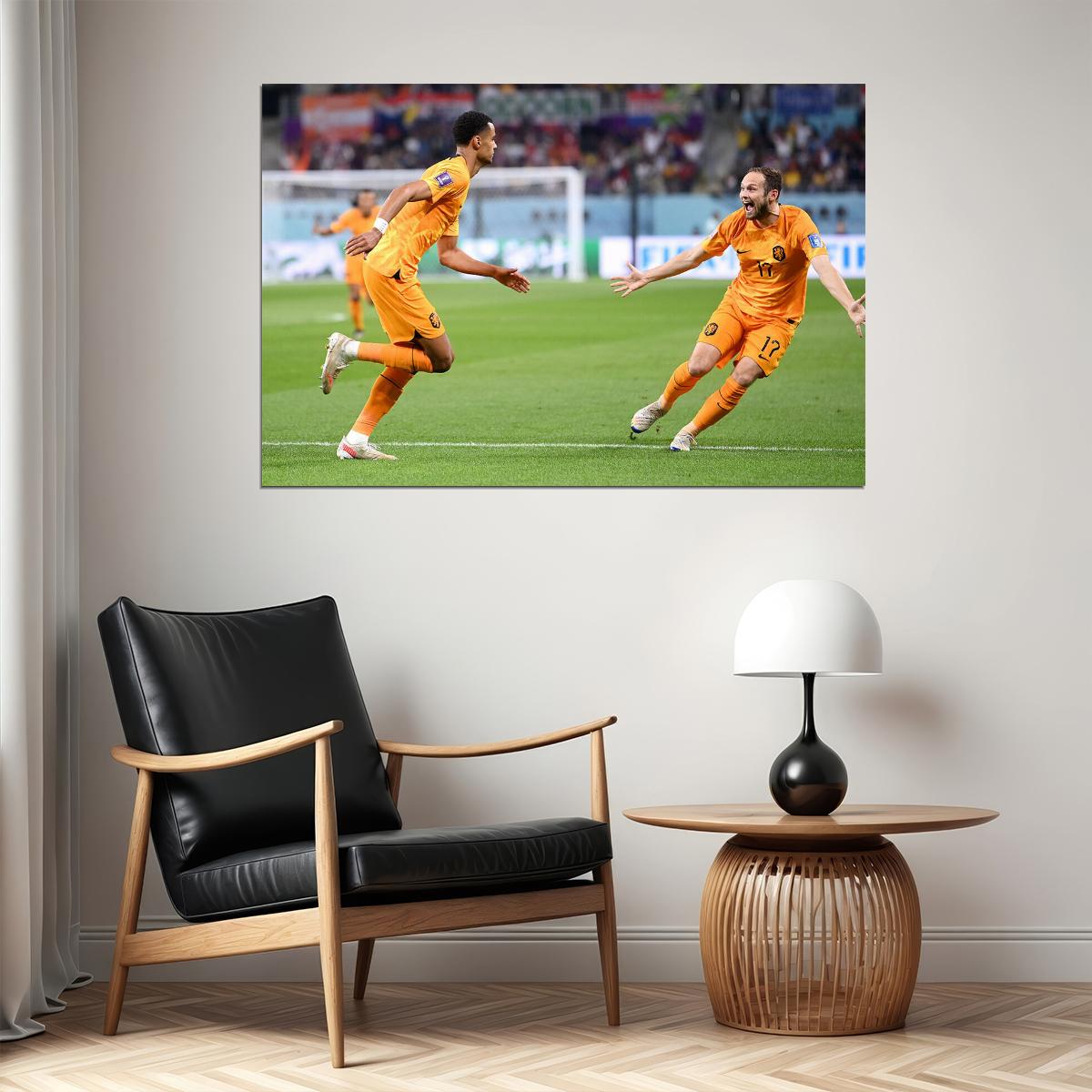 Cody Gakpo Netherlands National Team World Cup Poster Wall Art Print Home Wall Decor - xonomax