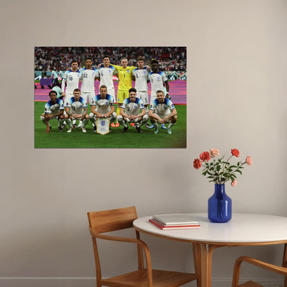 England National Football Team Fans World Cup Poster Wall Art Print Home Wall Decor - xonomax