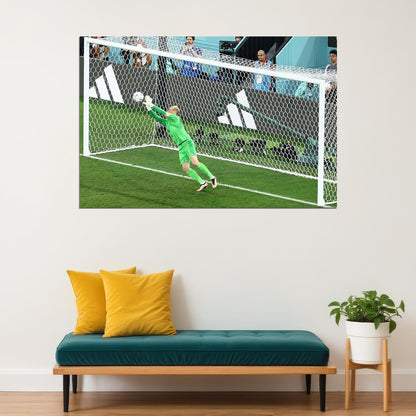 Kasper Schmeichel Denmark National Team World Cup Poster Wall Art Print Home Wall Decor - xonomax