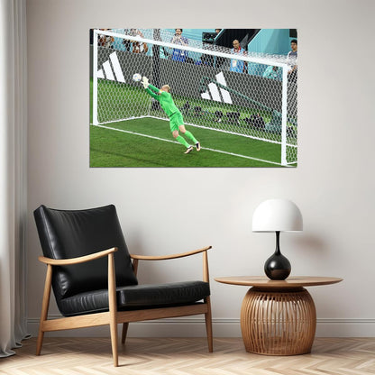 Kasper Schmeichel Denmark National Team World Cup Poster Wall Art Print Home Wall Decor - xonomax