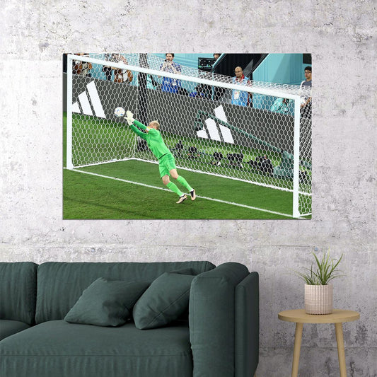 Kasper Schmeichel Denmark National Team World Cup Poster Wall Art Print Home Wall Decor - xonomax