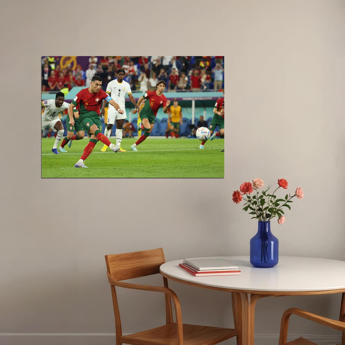 Cristiano Ronaldo Portugal National Team Fans Poster Wall Art Print Home Wall Decor - xonomax
