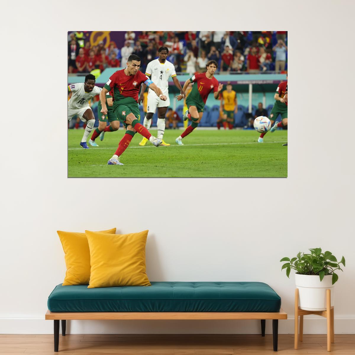 Cristiano Ronaldo Portugal National Team Fans Poster Wall Art Print Home Wall Decor - xonomax