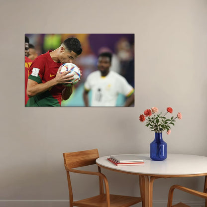 Cristiano Ronaldo Portugal National Team World Cup Poster Wall Art Print Home Wall Decor - xonomax