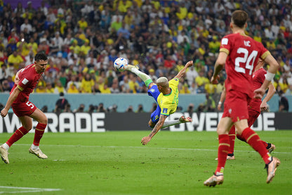 Richarlison Goal Brazil National Team World Cup Poster Wall Art Print Home Wall Decor - xonomax
